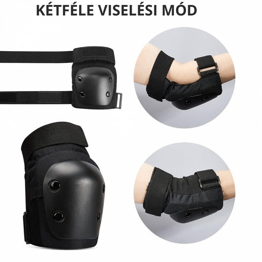 Toplus gyerek térd- és könyökvédő – kétféle viselési mód