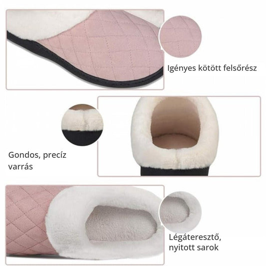 Ultraideas memóriahabos téli mamusz – kötött felsőrész, precíz varrás, nyitott sarok