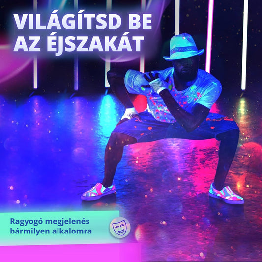 UV világító textilfesték – világítsd be az éjszakát, ragyogó megjelenés bármilyen alkalomra