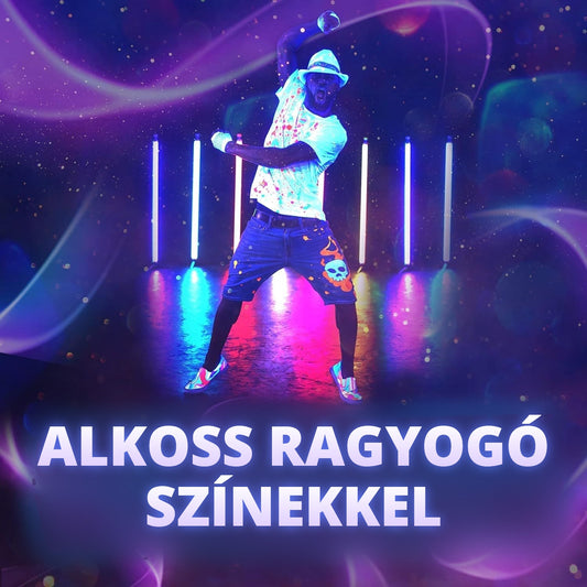 UV világító textilfesték – alkoss ragyogó színekkel