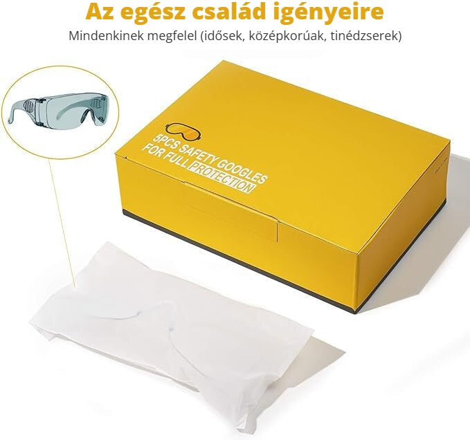 Adoric munkavédelmi védőszemüveg 5 db – az egész család igényeire