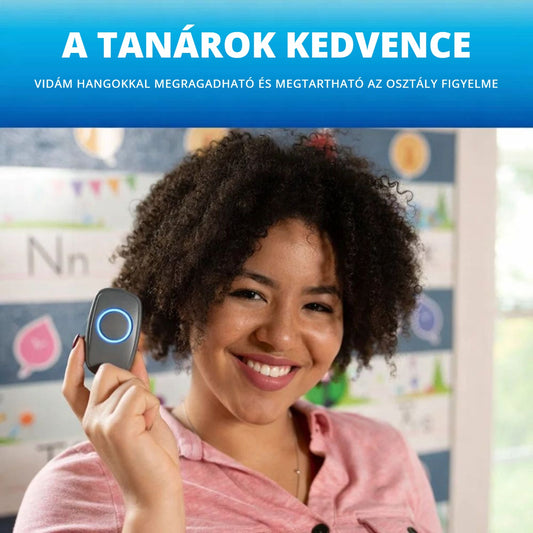 Vezeték nélküli csengő az osztályteremben – a tanárok kedvence
