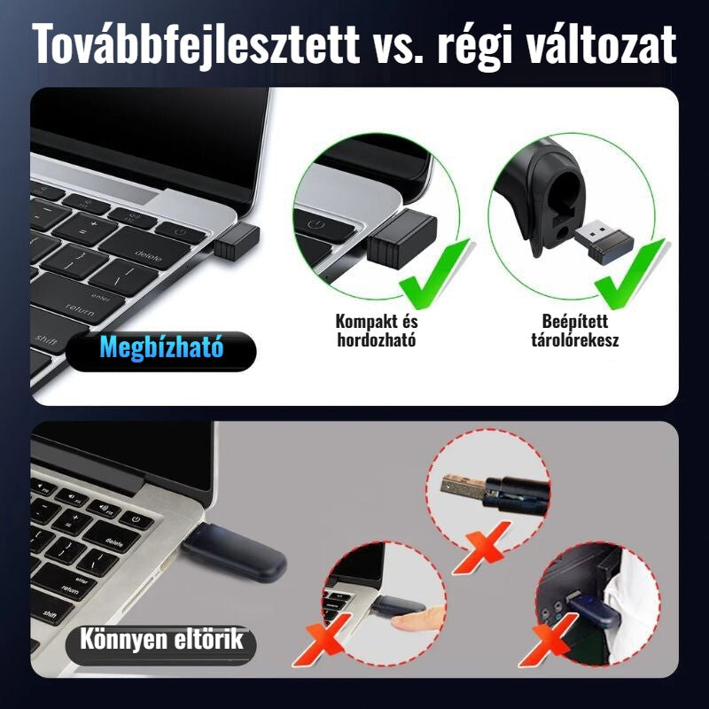 Tera 5100 vonalkódolvasó kompakt USB vevővel
