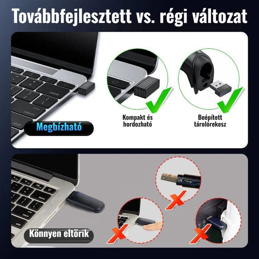 Tera 5100 vonalkódolvasó kompakt USB vevővel