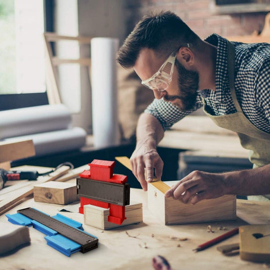 Willingood Kontúrvágó Sablon - Precíz Mérőeszköz Barkácsoláshoz és DIY Projektekhez