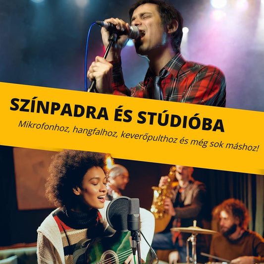 XLR mikrofonkábel színpadra és stúdióba