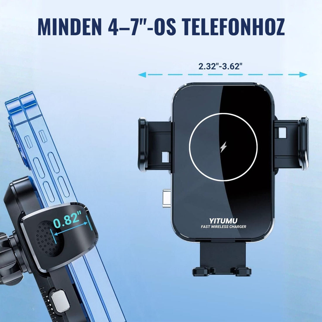 Yitumu A26 autós töltő – minden 4–7 colós telefonhoz