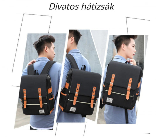 YizHixIn divatos vízálló laptopos hátizsák