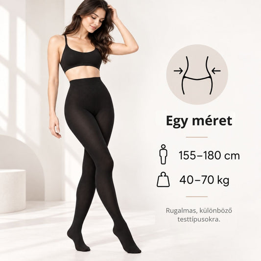 Yulaixuan női átlátszatlan harisnyanadrág – egy méret, 155–180 cm