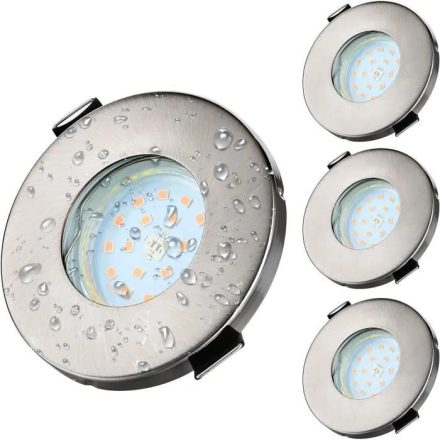 Kambo Süllyesztett Mennyezeti LED Spotlámpa 4 db 6W GU10 Izzókkal