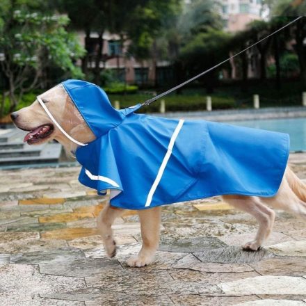 Doglemi XL  Méretű Vízálló Kutyakabát Nagytestű Kutyáknak - Kék