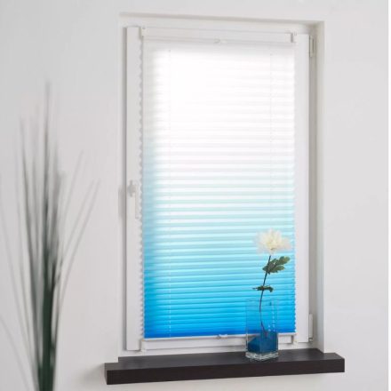 Blux Designer Sötétítő Roló 120 x 130 cm, Kék- Fehér