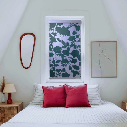 Blux Sötétítő Roló Ablakra, 45 x 165cm -  Méregzöld Mintával