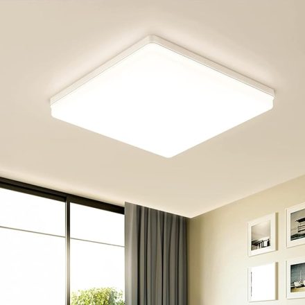 Kambo Ultra Vékony, Négyzet Alakú, LED Mennyezeti Lámpa 30x30cm (3000K)