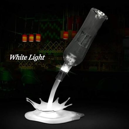 Sazdekor Kreatív LED Éjjeli Lámpa (Borosüvegtartó Forma)