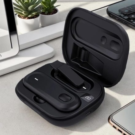 Kompakt RF Oldalforgató Bluetooth Távirányítóval és Töltőtokkal – Olvasáshoz és Fotózáshoz, Többplatformos Használatra