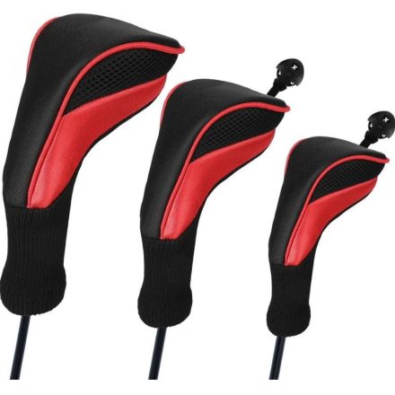 LZGOPE Golfütő Fejvédő Szett 3db (Piros)