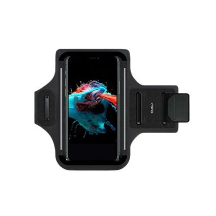 Eono Karra Rögzíthető Telefontartó Sportoláshoz (Fekete) – 5,1–7,1″ Telefonhoz
