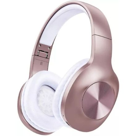 LETSCOM H10 Bluetooth Fejhallgató Over-Ear – Rose Gold, Vezeték Nélküli, 100 Órás Üzemidő