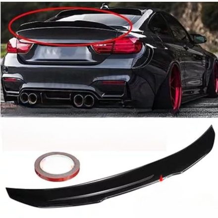 Hátsó Szárny Csomagtér Spoiler, Légterelő, Tuning Készlet  BMW-hez. (Fényes Fekete)