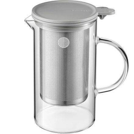 Buydeem CD2002 Prémium Teáskanna Szűrővel, Hőálló Üveg 800 ml