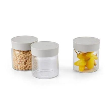 Buydeem CS1001 Fűszertartó Üveg 200ml 3db (Szürke)