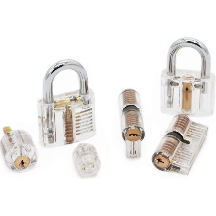 Curious Smith Lockpick Gyakorló Zárkészlet – Nagy Német Segédlettel, Profi Zárnyitó Eszközök