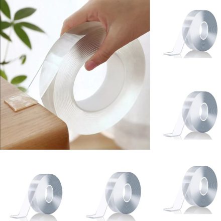 NanoGrip Kétoldalú Ragasztó Készlet 3m - 5db