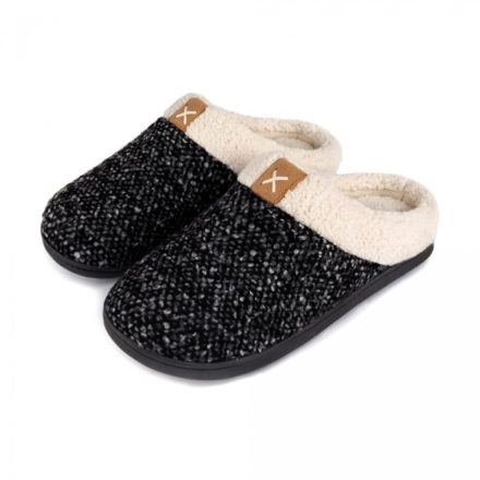 Ultraideas Memóriahabos Téli Mamusz – Fekete, 38–39 (24,6 cm), Meleg és Kényelmes

