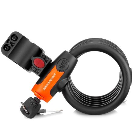 DREIWASSER Kerékpárzár, Bicikli lakat 150cm/12mm