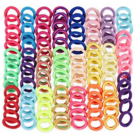 Dadabig 400 db Mini Hajgumi Szett – Puha, Varratmentes, 22 Színben