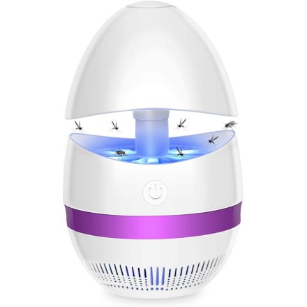 SUNNEST Elektromos LED Szúnyogirtó Lámpa – Fehér, Beltéri Rovarcsapda
