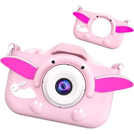 Bshop Digitális Fényképezőgép Gyerekeknek (Rózsaszín, Elefántos)