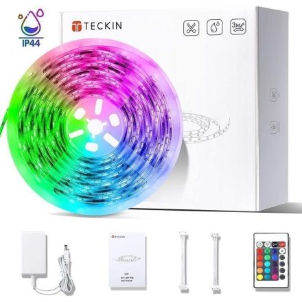 Teckin SL01 Vízálló, Egyedi Vezérlésű, RGB Okos, Világító LED Szalag 5m