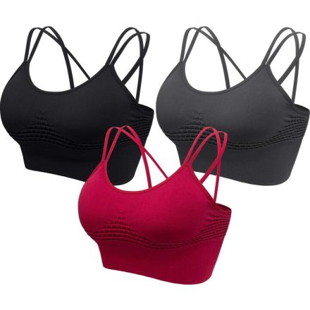 HBselect Sportmelltartó M-es 3 db-os (Fekete-Szürke-Bordó)