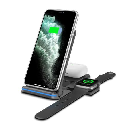 Bshopy 3‑az‑1 15 W Magsafe Vezeték nélküli Gyors Töltő – Qi2 Kompatibilis