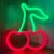Wanxing LED Dekorációs Lámpa Cseresznye Neon Világítás 20x18cm