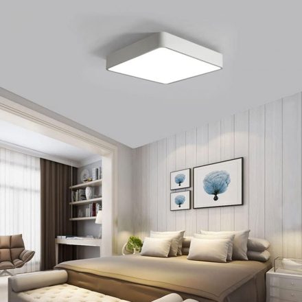 CHENKUI Szögletes Mennyezeti LED Lámpa - Fehér, Modern Dizájn, Energiatakarékos Világítás
