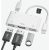Blux átalakító, 2x USB-A / HDMI / 3,5 mm Jack adapter - Fehér