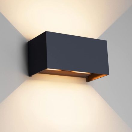 Klighten LED fali lámpa (20,8 x 11 x 10,8 cm) 1db - Antracit