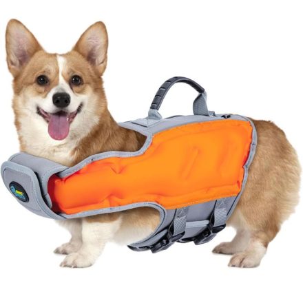 Ownpets Mentőmellény Kutyáknak, M (Narancssárga - Szürke)