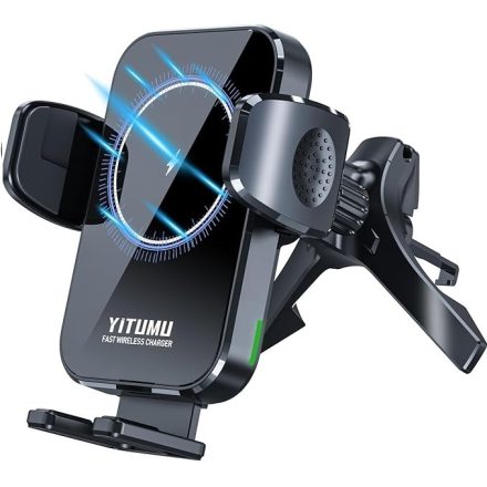 Yitumu A26 Vezeték nélküli Autós Qi Gyors Töltő – 15W, Univerzális Telefonhoz