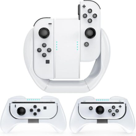 Mooroer Joy-Con Markolat És Versenykormány 3 db - Fehér