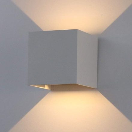 Klighten 9W LED Fali Lámpa Cserélhető Izzóval - Szürke 